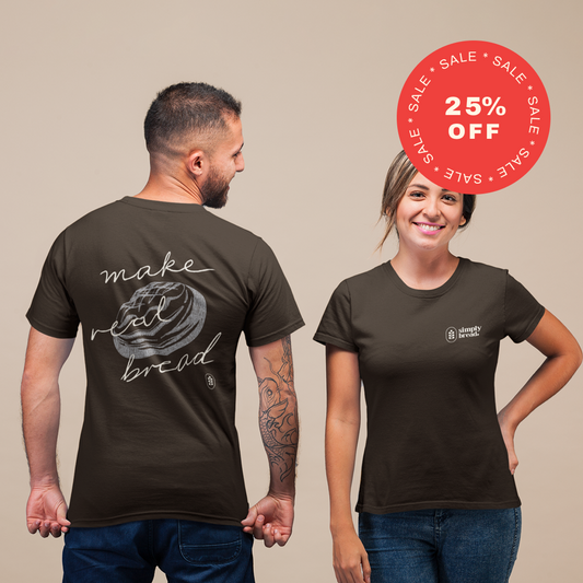Simply Bread T-Shirt Brown | Make Real Bread