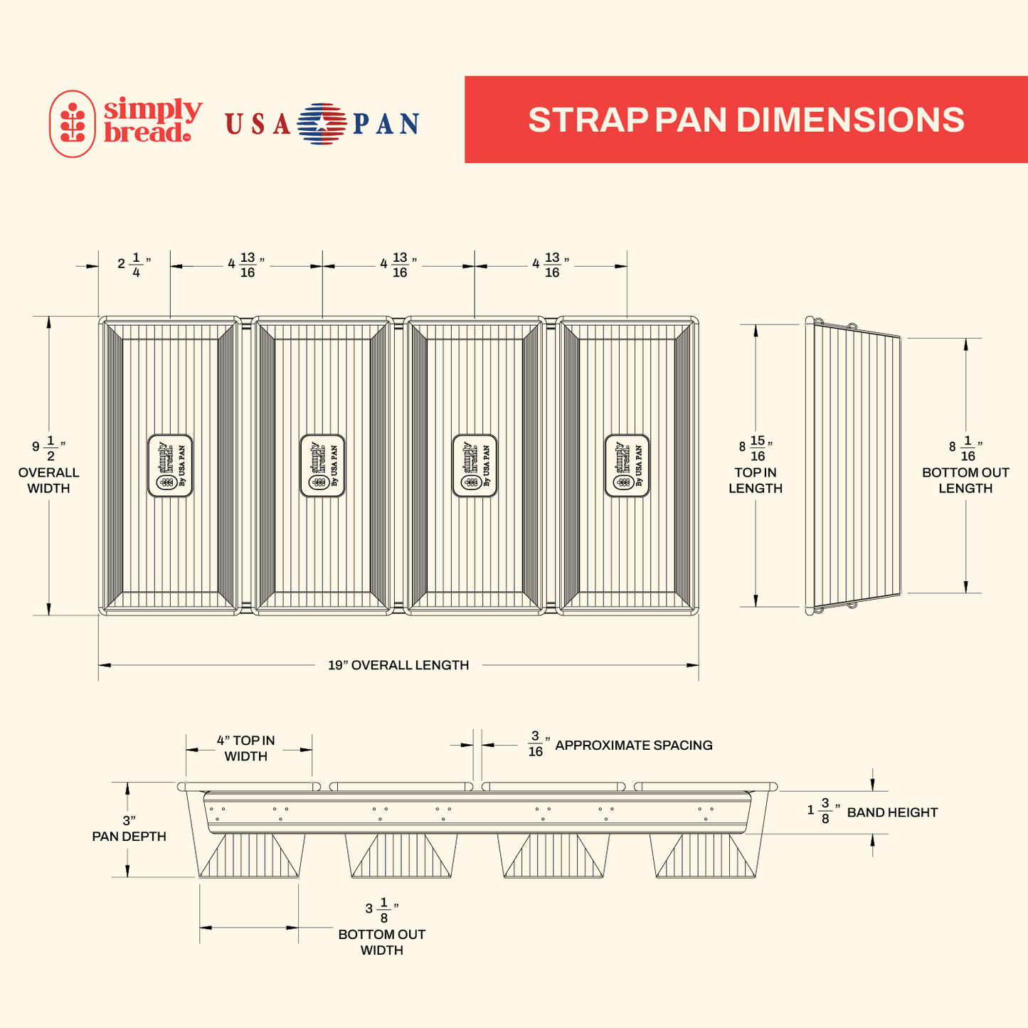 Strap Pans by USA Pan